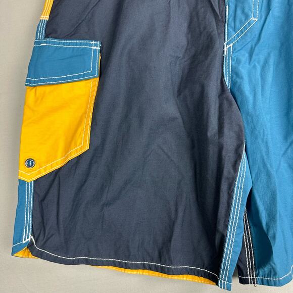 Vans Era Classic Hidden Print Board Shorts Stretch Cinch Fly Cargo Pocket - Picture 5 of 10